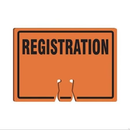 Accuform Traffic Cone Top Warning Sign FBC769